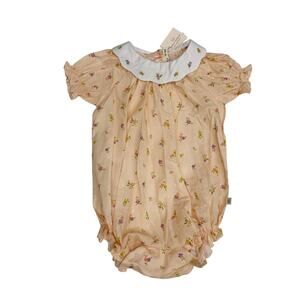 NWT Early Sunday 18/24M Betty Bubble Romper in Tiny Flowers